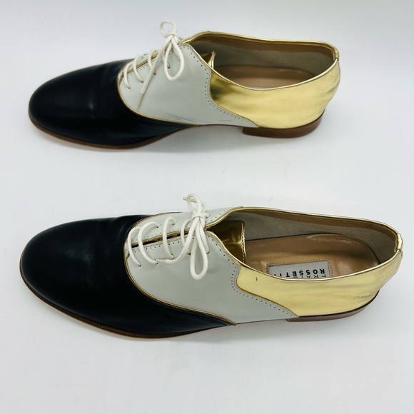 FRATELLI ROSSETTI WOMENS FLAT LACE UP LEATHER SHOES SIZE 8 - Picture 7 of 15